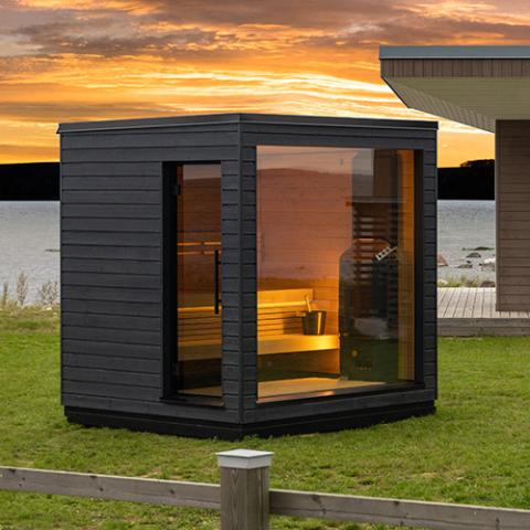 SaunaLife Model G6 Pre-Assembled Outdoor Home Sauna SL-MODELG6-L