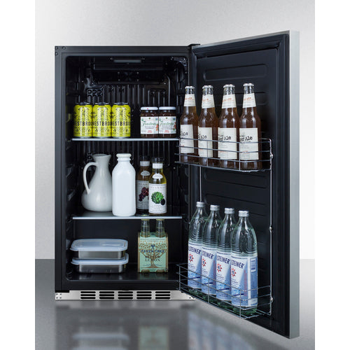 Summit Shallow Depth Built-In All-Refrigerator FF195H34