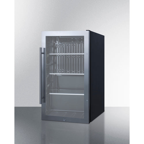 Summit Shallow Depth Indoor/Outdoor Beverage Cooler SPR488BOS