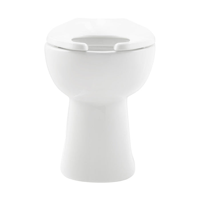 Swiss Madison Sirene Floor-Mounted Comfort Height Commercial Elongated Top Flush Spud Flushometer Toilet Bowl - SM-CT101