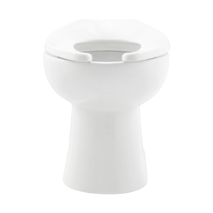 Swiss Madison Sirene Floor-Mounted Commercial Elongated Top Flush Spud Flushometer Toilet Bowl - SM-CT100