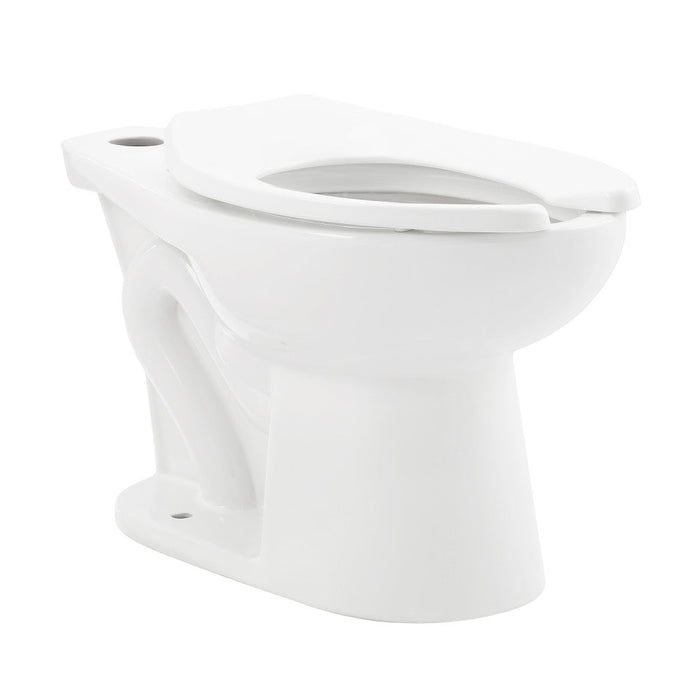 Swiss Madison Sirene Floor-Mounted Commercial Elongated Top Flush Spud Flushometer Toilet Bowl - SM-CT100