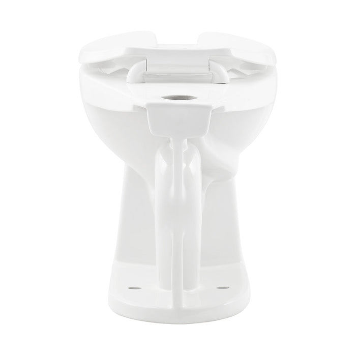 Swiss Madison Sirene Floor-Mounted Commercial Elongated Top Flush Spud Flushometer Toilet Bowl - SM-CT100