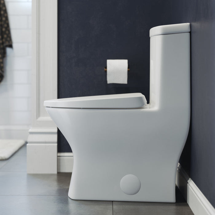 Swiss Madison Sublime II One-Piece Round Toilet, 10" Rough-In 1.1/1.6 gpf - SM-1T277