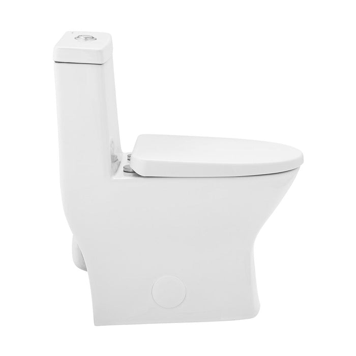 Swiss Madison Sublime II One-Piece Round Toilet, 10" Rough-In 1.1/1.6 gpf - SM-1T277