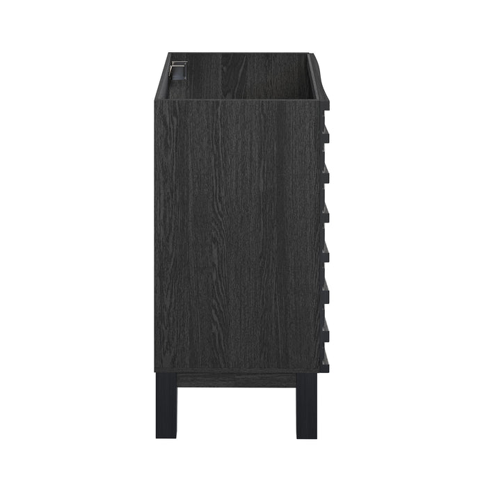 Swiss Madison Cascade 18" Bathroom Vanity in Black - Cabinet - SM-BV560B-C