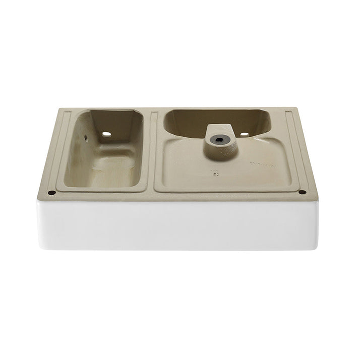 Swiss Madison St. Tropez 24 x 18 Ceramic Wall Hung Sink with Left Side Faucet Mount - SM-WS322