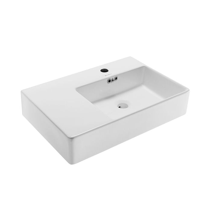 Swiss Madison St. Tropez 24 x 18 Ceramic Wall Hung Sink with Right Side Faucet Mount - SM-WS323