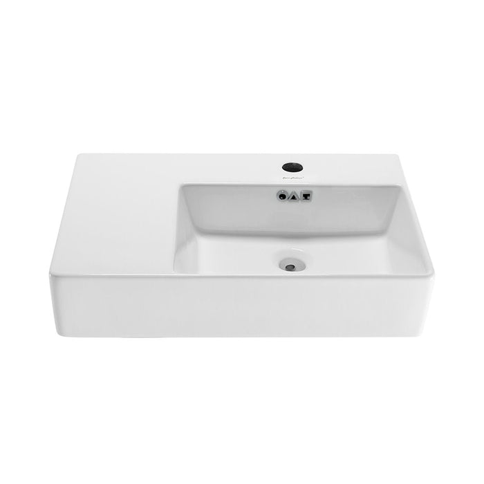 Swiss Madison St. Tropez 24 x 18 Ceramic Wall Hung Sink with Right Side Faucet Mount - SM-WS323