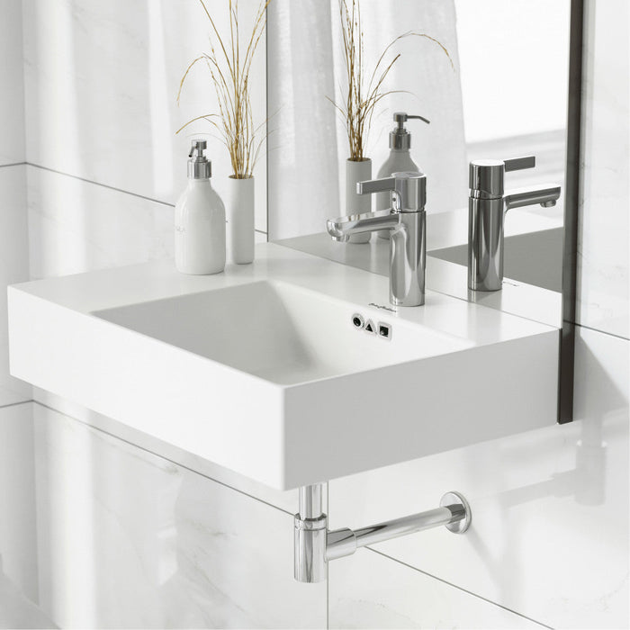 Swiss Madison St. Tropez 24 x 18 Ceramic Wall Hung Sink with Right Side Faucet Mount - SM-WS323