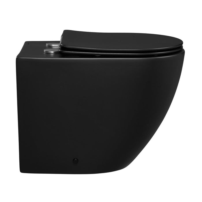 Swiss Madison St. Tropez Back-to-Wall Elongated Toilet Bowl - SM-WT514MB