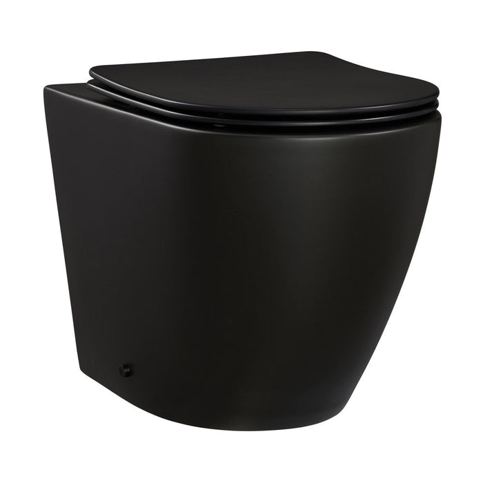 Swiss Madison St. Tropez Back-to-Wall Elongated Toilet Bowl - SM-WT514MB