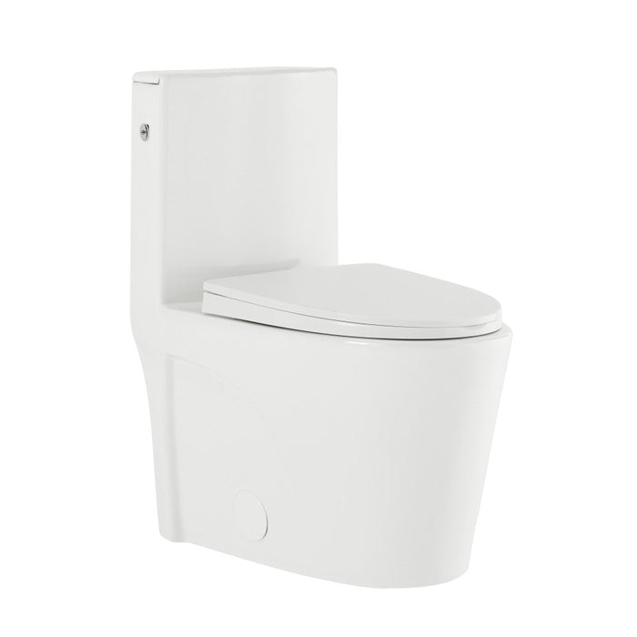 Swiss Madison St. Tropez One-Piece Elongated Toilet, Touchless 1.1/1.6 gpf - SM-1T284