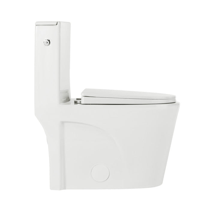 Swiss Madison St. Tropez One-Piece Elongated Toilet, Touchless 1.1/1.6 gpf - SM-1T284