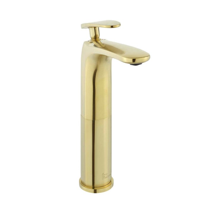 Swiss Madison Sublime Single Hole, Single-Handle, High Arc Bathroom Faucet in Brushed Gold - SM-BF11BG