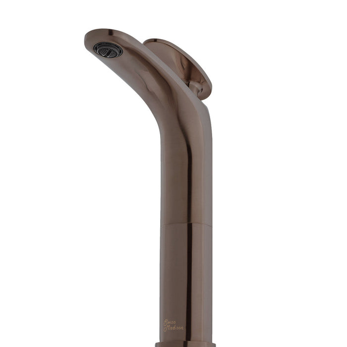 Swiss Madison Sublime Single Hole, Single-Handle, High Arc Bathroom Faucet in Oil Rubbed Bronze - SM-BF11OR