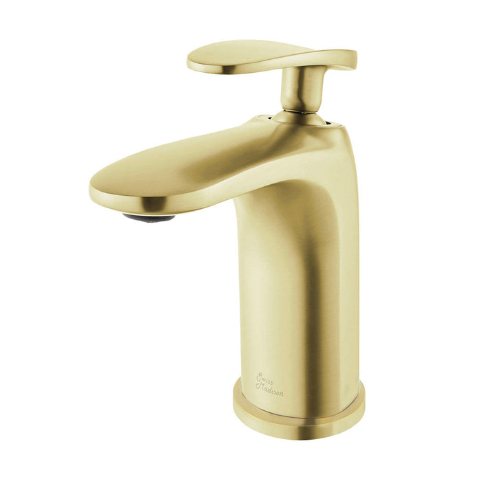 Swiss Madison Sublime Single Hole, Single-Handle, Bathroom Faucet in Brushed Gold - SM-BF10BG