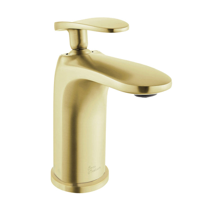 Swiss Madison Sublime Single Hole, Single-Handle, Bathroom Faucet in Brushed Gold - SM-BF10BG