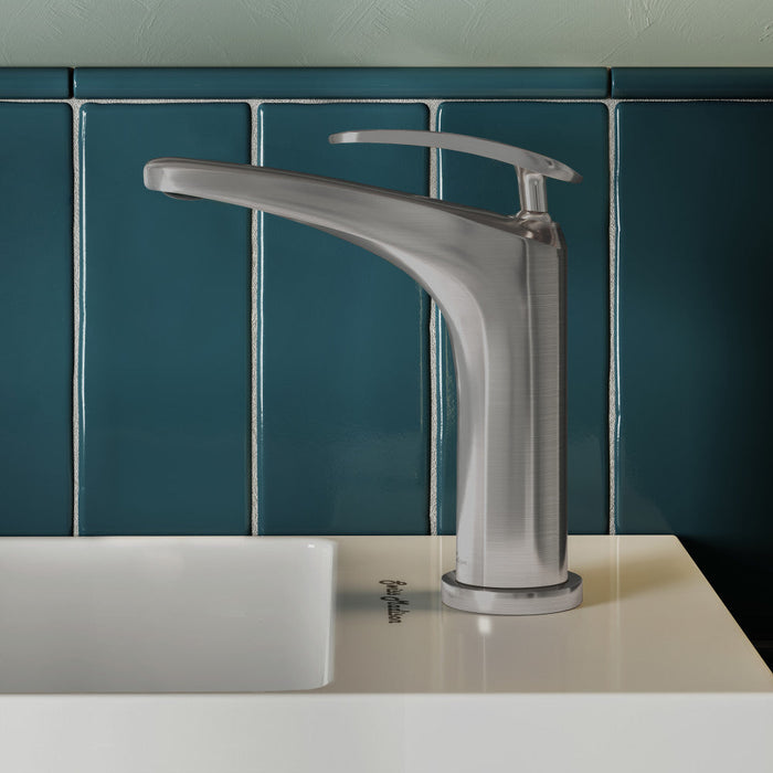 Swiss Madison Sublime Single Hole, Single-Handle, Bathroom Faucet in Brushed Nickel - SM-BF10BN