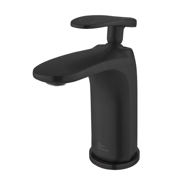 Swiss Madison Sublime Single Hole, Single-Handle, Bathroom Faucet in Matte Black - SM-BF10MB