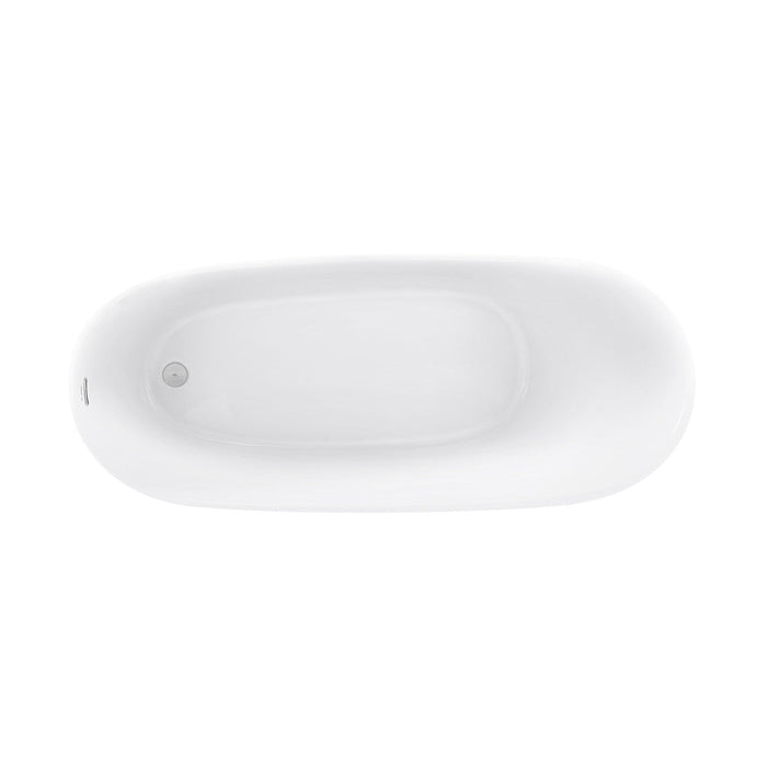 Swiss Madison Sublime 67" Single Slipper Freestanding Bathtub - SM-FB573