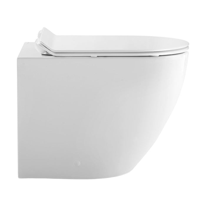 Swiss Madison St. Tropez Back-to-Wall Elongated Toilet Bowl - SM-WT514