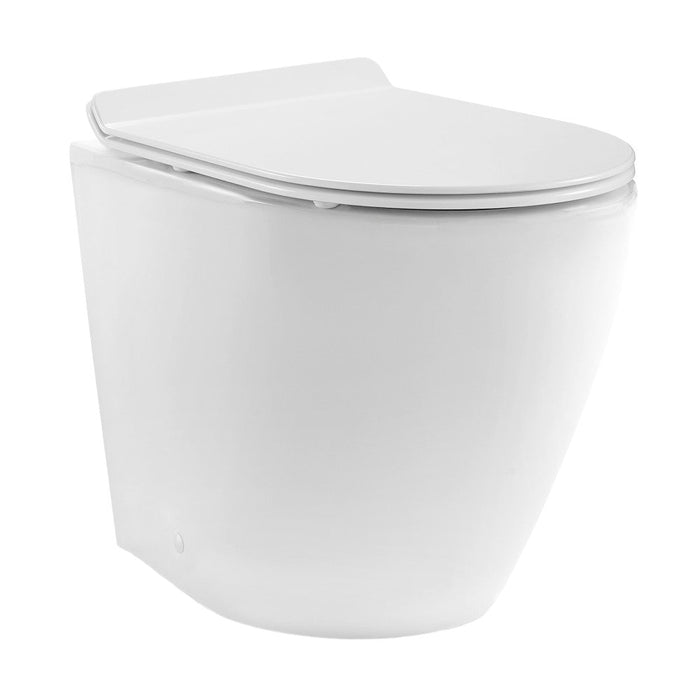 Swiss Madison St. Tropez Back-to-Wall Elongated Toilet Bowl - SM-WT514