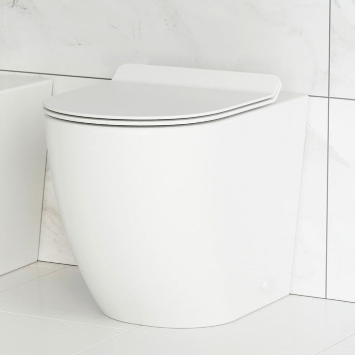 Swiss Madison St. Tropez Back-to-Wall Elongated Toilet Bowl - SM-WT514