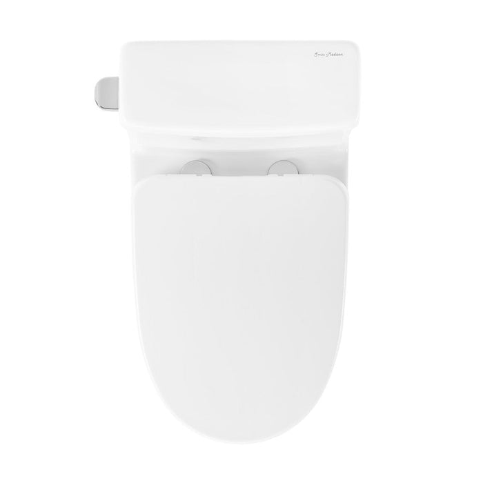 Swiss Madison Sublime II One-Piece Round Toilet with Left Side Flush, 10" Rough-In 1.28 gpf - SM-1T267