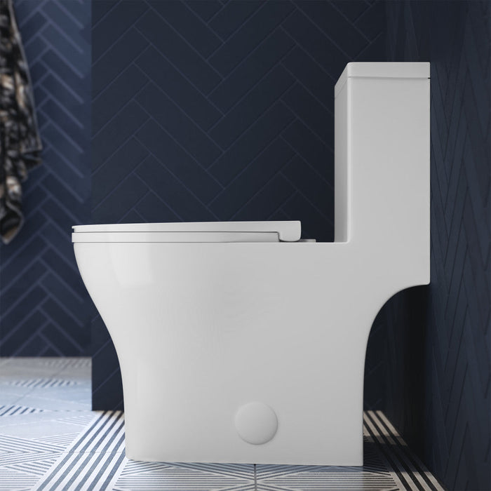 Swiss Madison Sublime III One-Piece Round Toilet Vortex™ Dual-Flush 0.95/1.26 gpf - SM-1T271