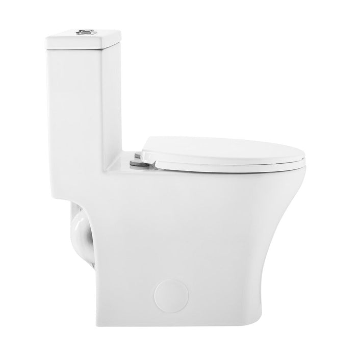 Swiss Madison Sublime III One-Piece Round Toilet Vortex™ Dual-Flush 0.95/1.26 gpf - SM-1T271