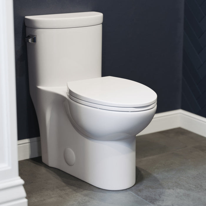 Swiss Madison Sublime One-Piece Elongated Left Side Flush Handle Toilet 1.28 gpf - SM-1T206