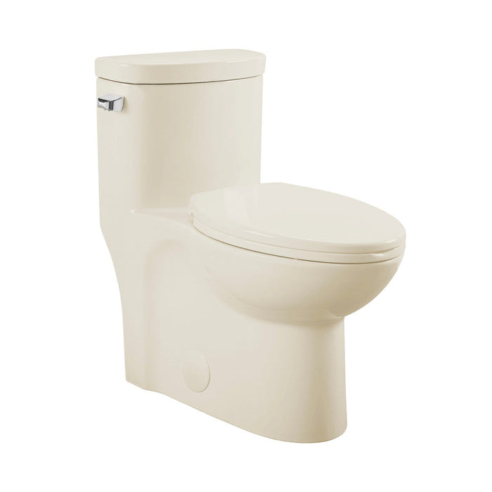 Swiss Madison Sublime One-Piece Elongated Left Side Flush Handle Toilet in Bisque 1.28 gpf - SM-1T206BQ