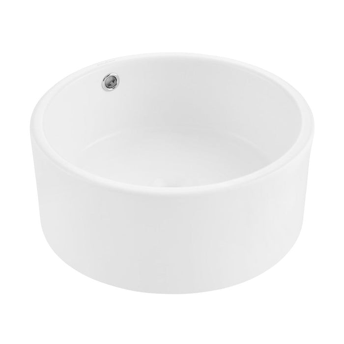 Swiss Madison Monaco 16.5” Round Vessel Sink in Matte White - SM-VS252MW