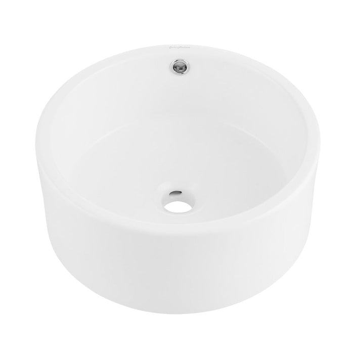 Swiss Madison Monaco 16.5” Round Vessel Sink in Matte White - SM-VS252MW