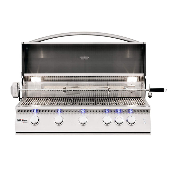 Summerset SIZPRO40 Sizzler Pro Series Built-In Gas Grill, 40-Inch SIZPRO40-Config