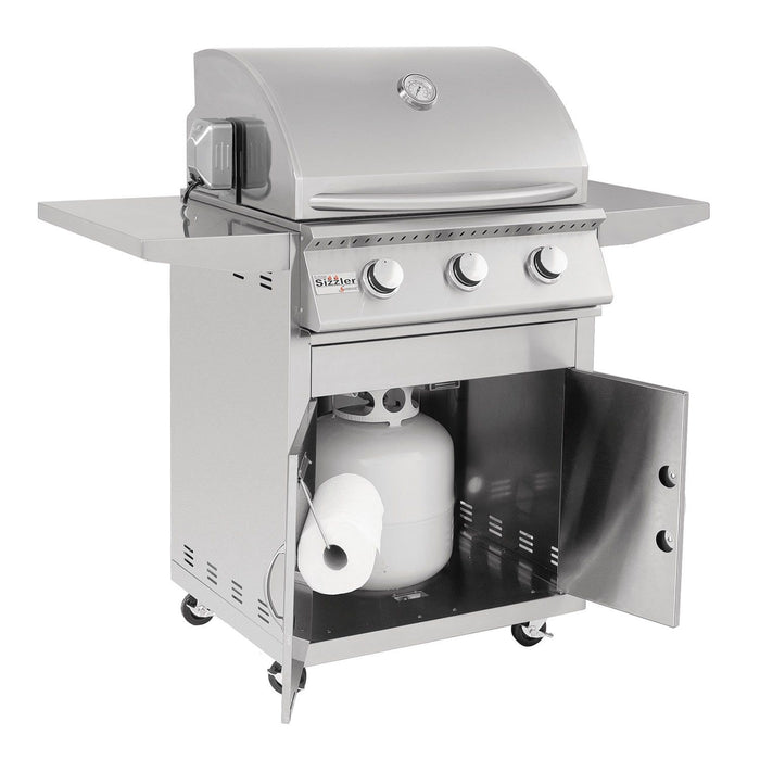 Summerset SIZ26-CART-SIZ26 Sizzler Series Gas Grill On Cart, 26-Inch SIZ26-CART-SIZ26-Config