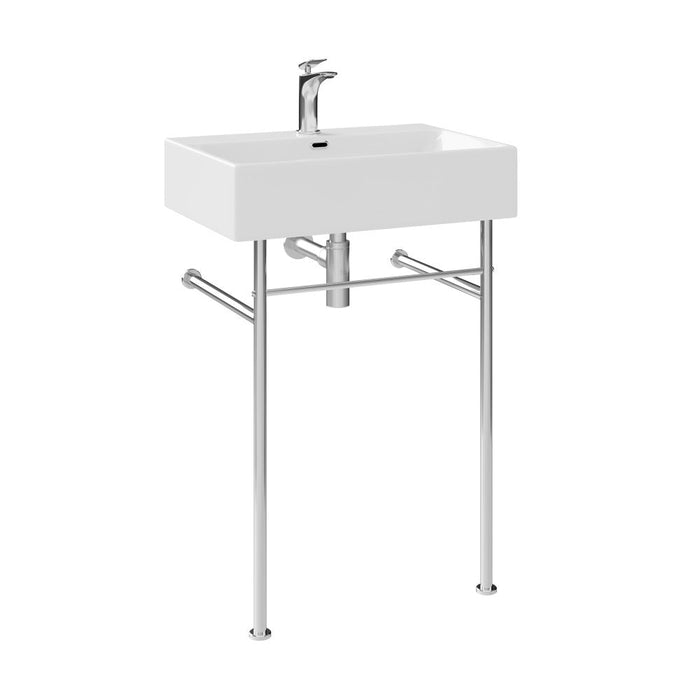 Swiss Madison Swiss Madison Well Made Forever SM-SK711-10C - Claire 24 Ceramic Console Sink Bundle - SM-SK711-10C