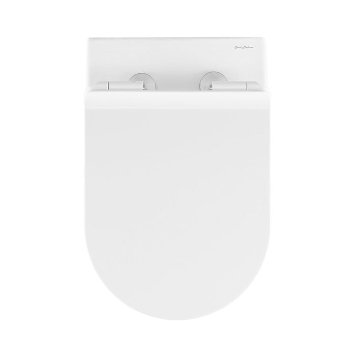 Swiss Madison Swiss Madison Well Made Forever SM-WK449-01W - St. Tropez Wall Hung Toilet Bundle, Glossy White - SM-WK449-01W