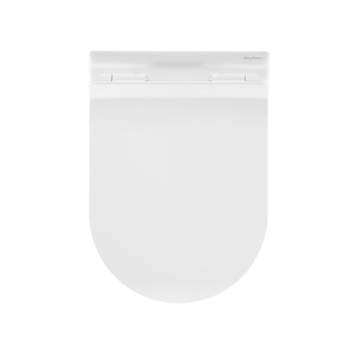 Swiss Madison Swiss Madison Well Made Forever SM-WK450-01C - Ivy Wall Hung Elongated Toilet Bundle, Glossy White - SM-WK450-01C