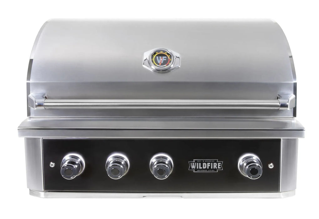 Wildfire THE RANCH PRO 36" GAS GRILL BLACK 304 SS WF-PRO36G-RH-LP