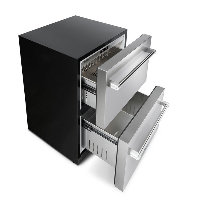 Thor Kitchen 24" 5.4 cu. ft. Indoor or Outdoor Refrigerator Drawer, TRF24U