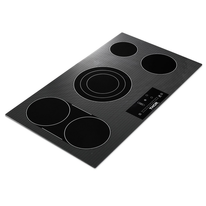 Thor Kitchen - 36 Inch. Professional Electric Cooktop in Black - TEC36