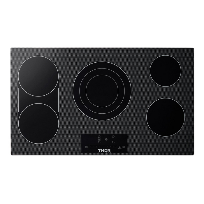 Thor Kitchen - 36 Inch. Professional Electric Cooktop in Black - TEC36