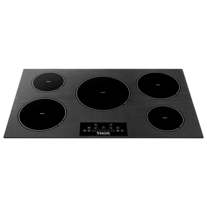 Thor Kitchen - 36 Inch Built-In Induction Cooktop with 5 Elements - TIH36