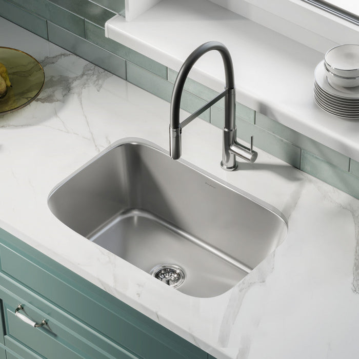 Swiss Madison Toulouse 27 x 18 Stainless Steel, Single Basin, Undermount Kitchen Sink - SM-KU634