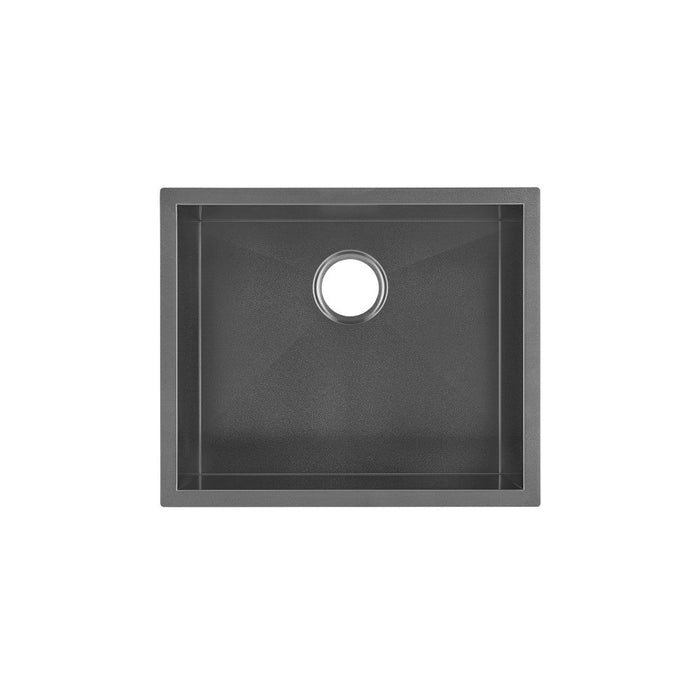 Swiss Madison Tourner 21 x 18 Stainless Steel, Single Basin, Undermount Kitchen Sink,Black - SM-KU707B