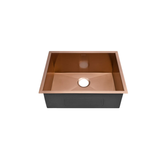 Swiss Madison Tourner 21 x 18 Stainless Steel, Single Basin, Undermount Kitchen Sink, Rose Gold - SM-KU707RG