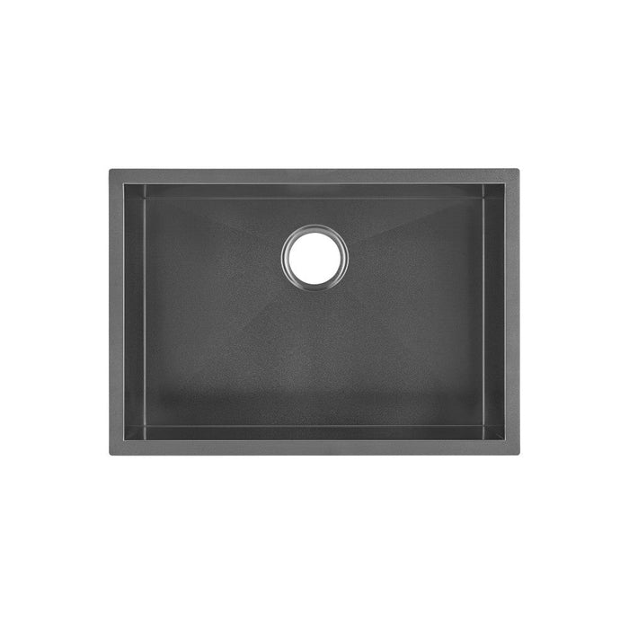 Swiss Madison Tourner 26 x 18 Stainless Steel, Single Basin, Undermount Kitchen Sink, Black - SM-KU708B