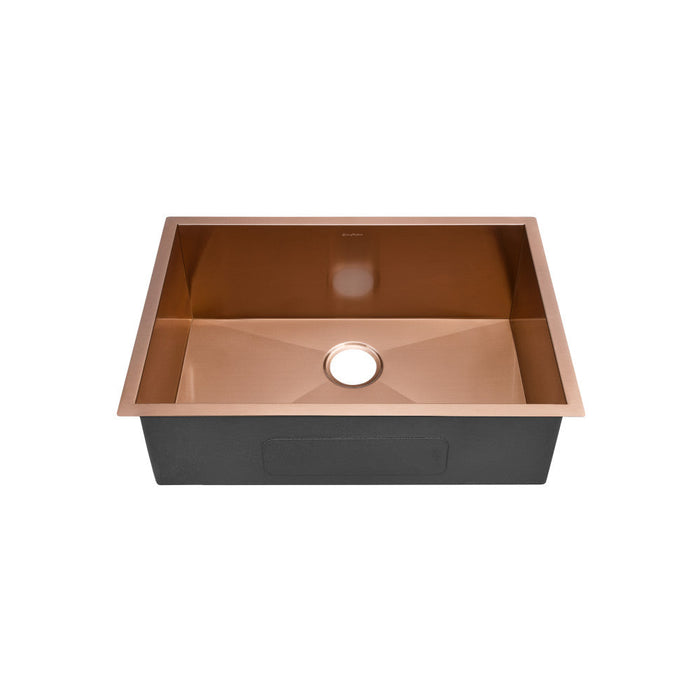 Swiss Madison Tourner 26 x 18 Stainless Steel, Single Basin, Undermount Kitchen Sink, Rose Gold - SM-KU708RG